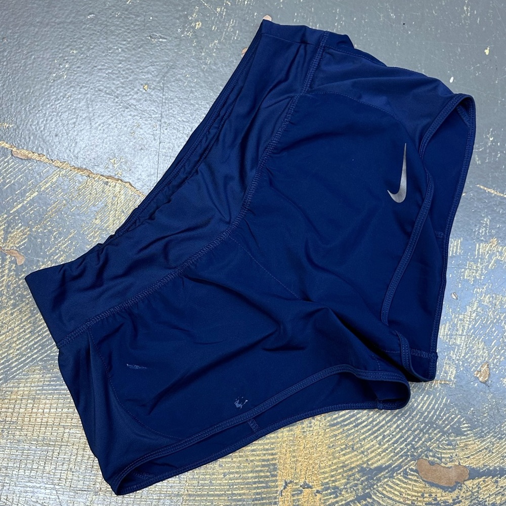 Nike Flex 3” Running Shorts 719558-429 Dri-Fit Medium Navy Blue Work Out